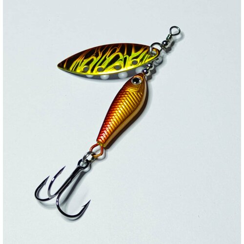 Блесна вращающаяся Silver Creek (Grows Culture) 21 гр. на судака, на щуку, форель, окуня, голавля, жереха. #721