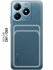 Силиконовый чехол на Realme C61 / C63 с карманом для карты прозра...
