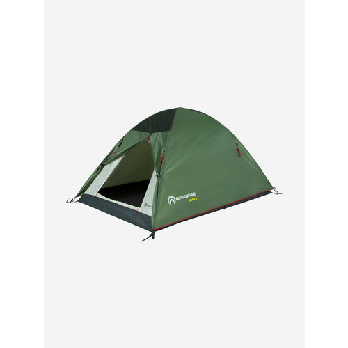 Палатка 2-местная Outventure Dome 2 Зеленый; RU: Без размера, Ориг: One size