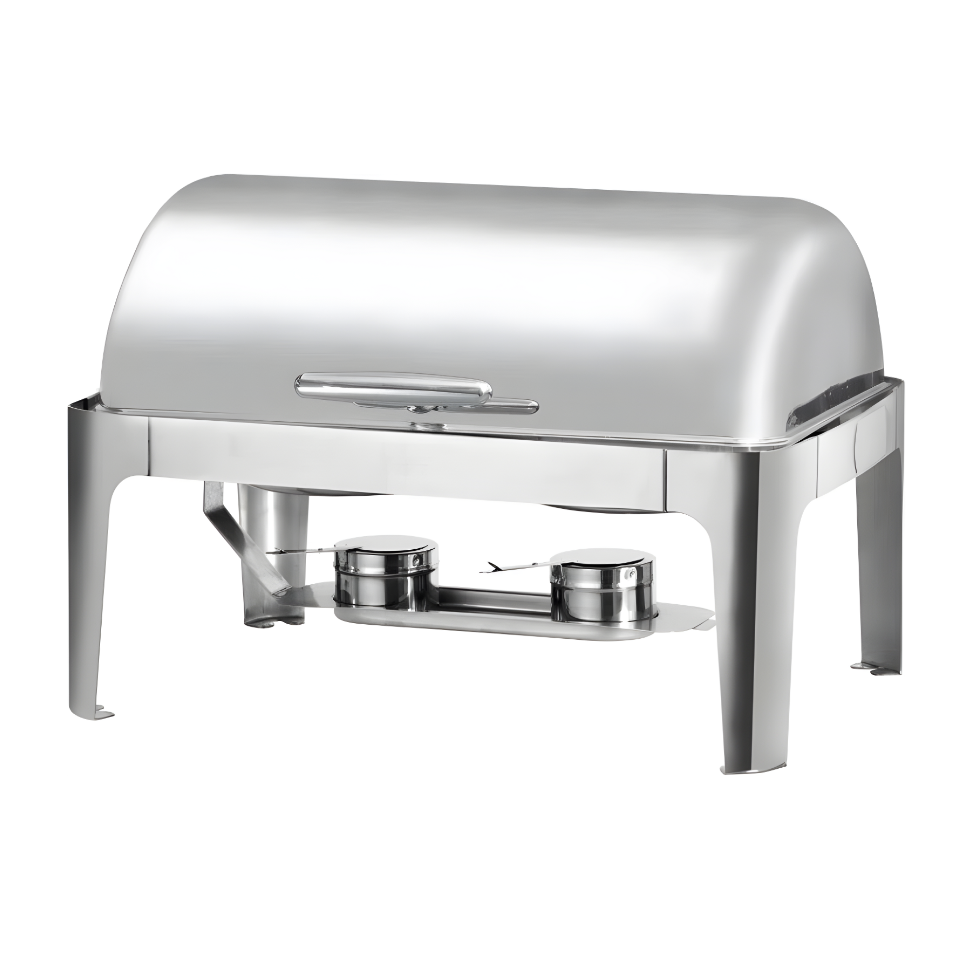 Мармит с подогревом MVQ STANDART 9 л чафиндиш с крышкой ROLL-TOP 2 гастроёмкости