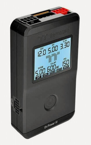 Изображение товара Тестер блока питания Thermaltake Dr. Power III (AC-069-OO1NAN-A1)