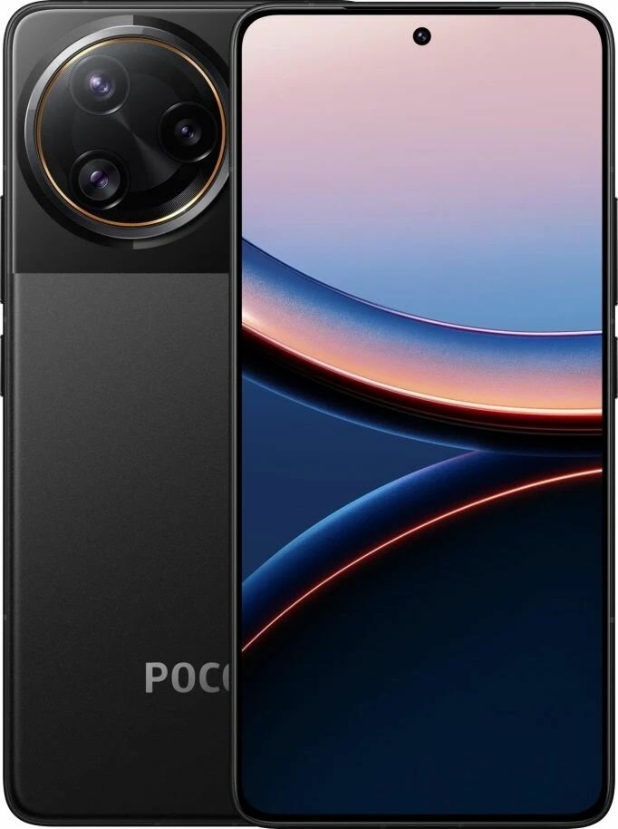 Смартфон Poco F7 Ultra, 12/256Gb, 5G, Black, моноблок черный