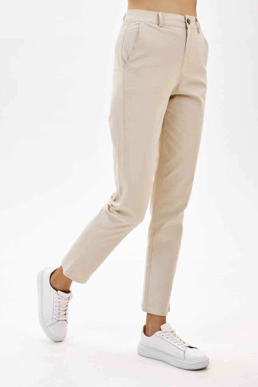 Брюки Selfie, размер M, бежевый — фото 1