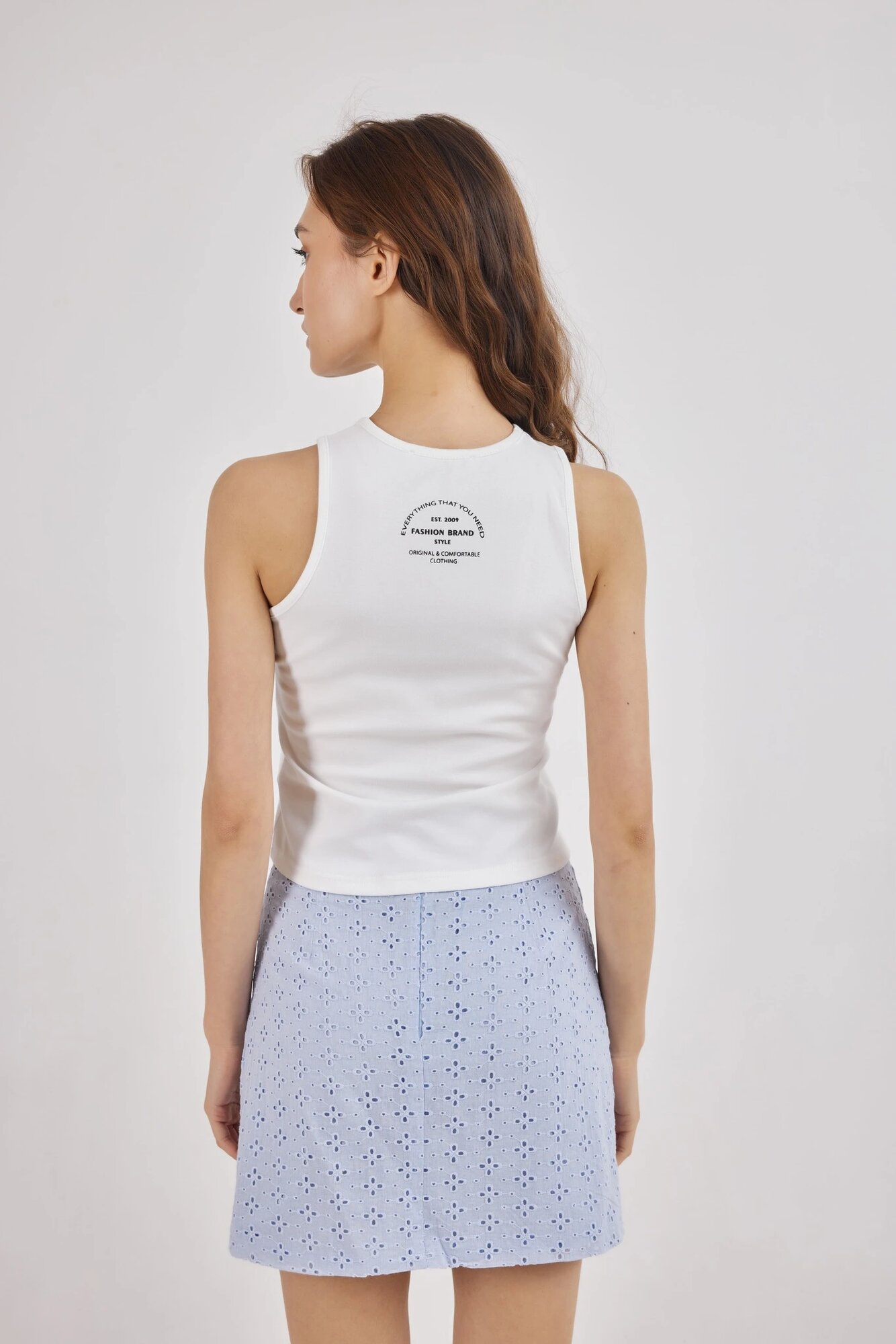 Топ Selfie, размер L, белый — фото 1