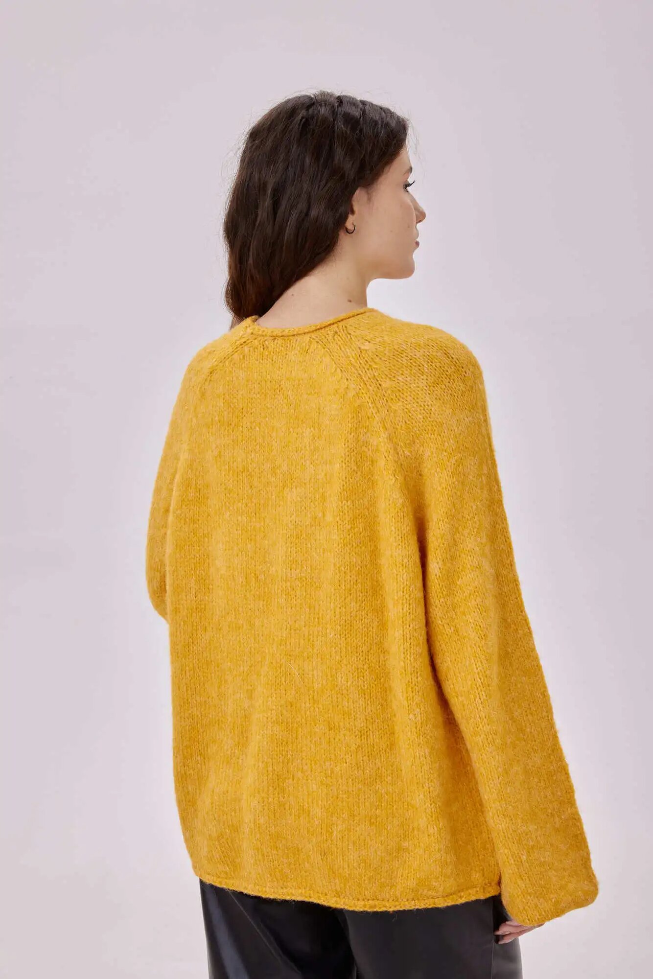 Свитер Selfie, размер M, , желтый — фото 1