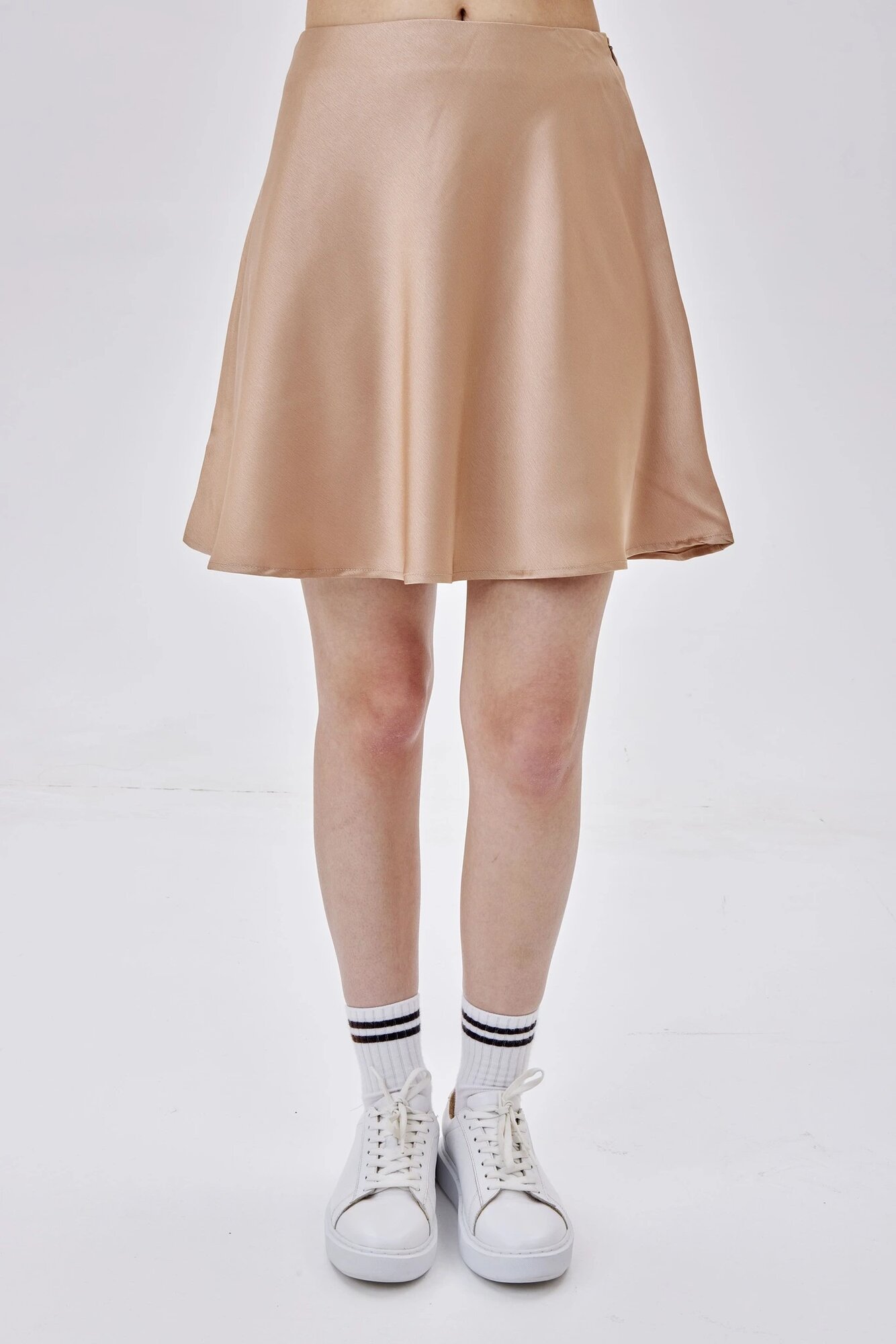 Юбка Selfie, размер XS, темно-бежевый — фото 1