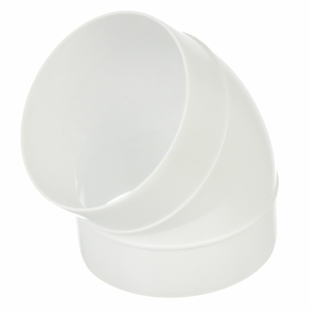 Уголок вентиляционный ABS пластик  установочный диаметр 100 мм  плоский   круглый  45х100 мм  45    Event  100ККП