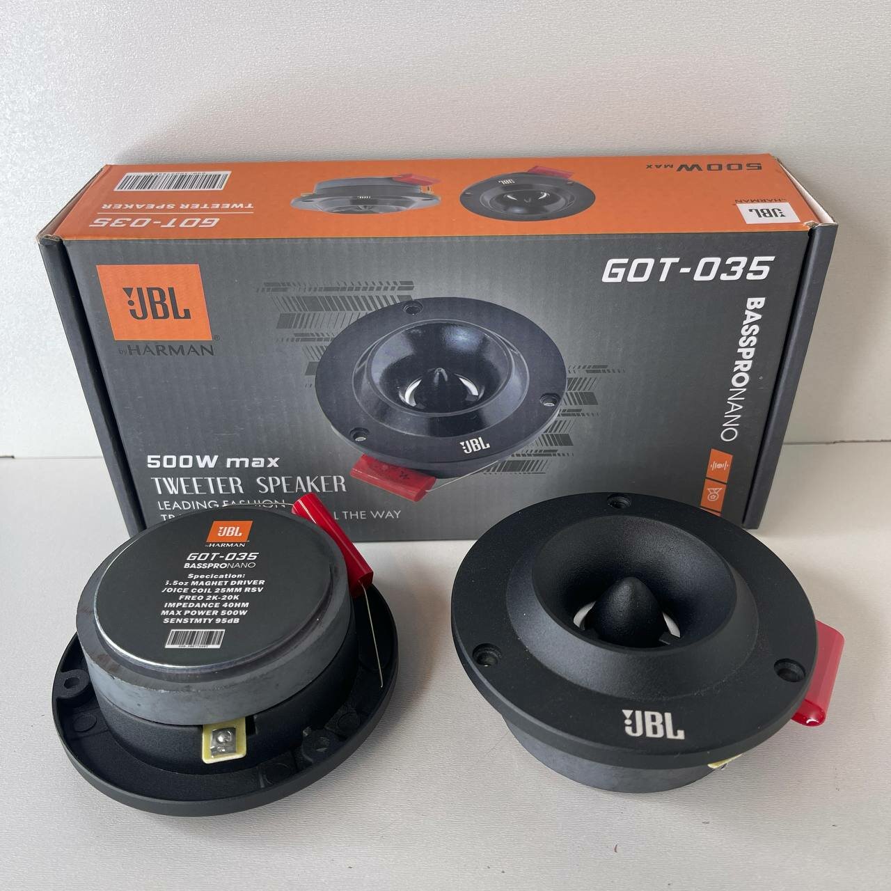 Рупора Колонки для автомобиля твитер 500W GOT-035, (4 дюйм.)