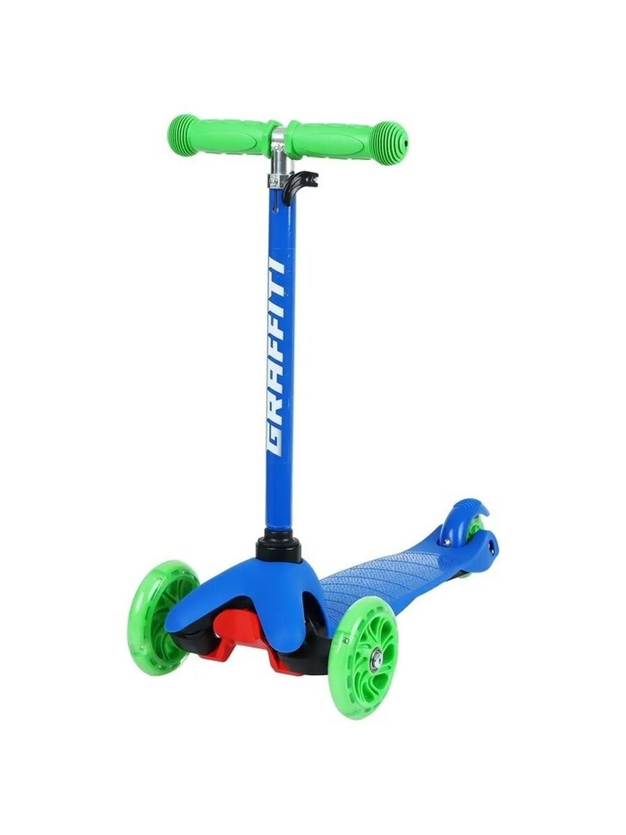 Детский светящийся самокат для обучения и игр