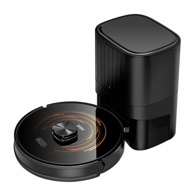 Робот-пылесос ABIR K30,6500 па самоочищающийся пылесборник, двойной лазер, улучшенное управление картой