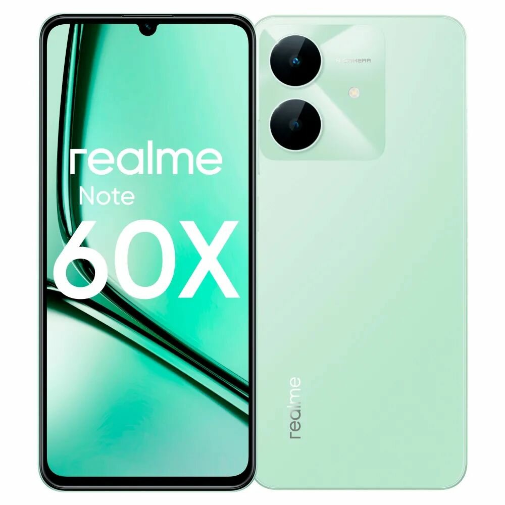 Смартфон Realme Note 60x 3+64 GB зеленый