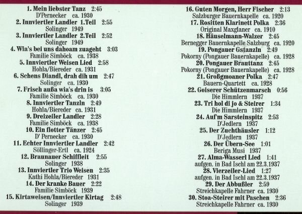 Диск Rare Schellacks - Ober sterreich - Salzburg (1 CD) — фото 1