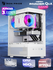 Корпус Invader Q4MA + 3 ARGB вентилятора + закаленное стекло, ATX, Micro-ATX, Mi...