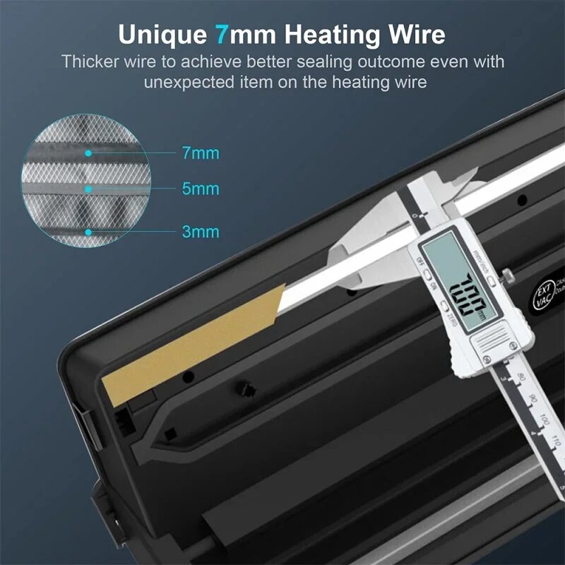 Вакуумные Упаковщики Xiaomi Xiaomi вакуумный упаковщик для продуктов, Серебристый серый, Вилка европейского стандарта