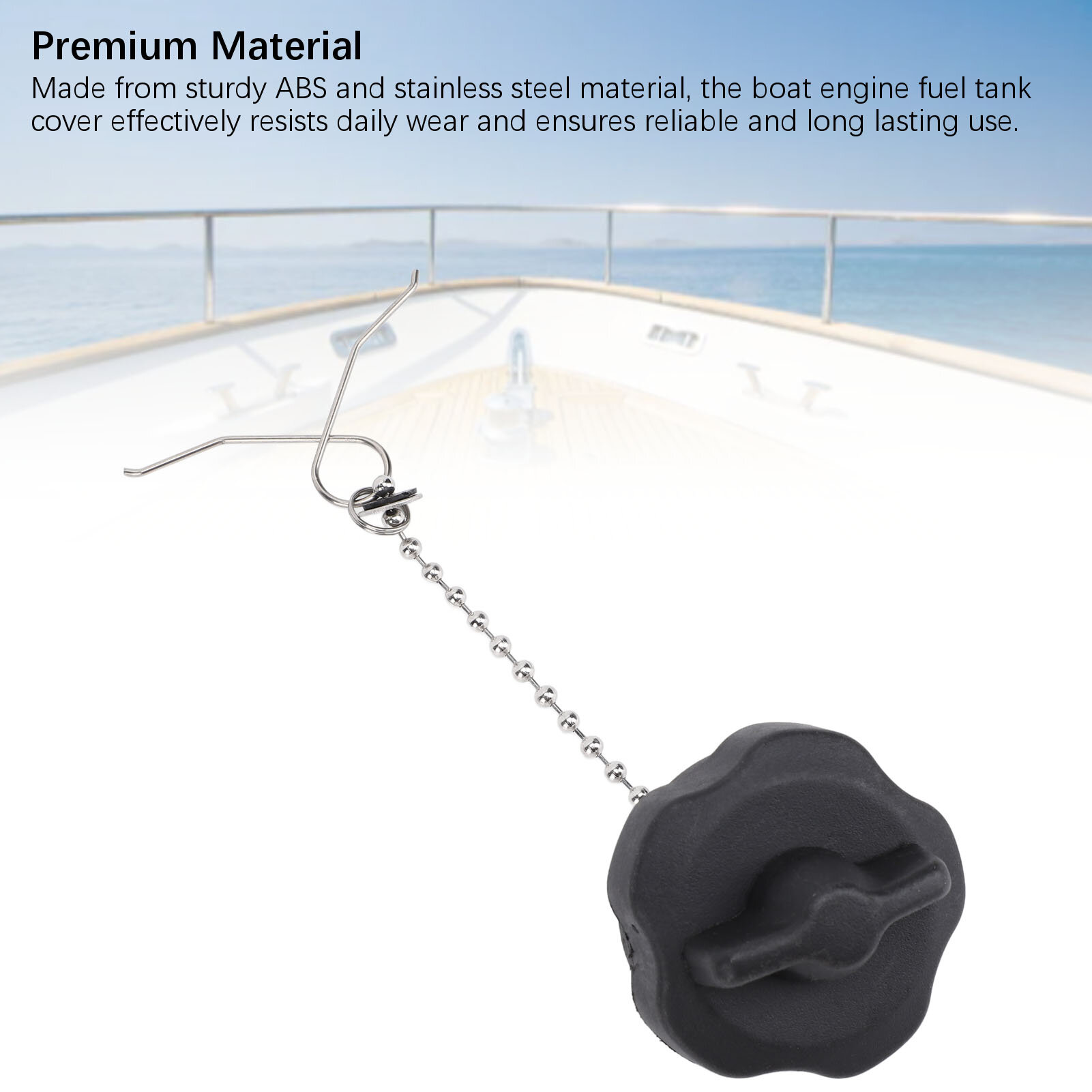 Крышка топливного бака для морского двигателя 67D‑24610‑02, резьба 42 мм, отличная герметизация, крышка топливного бака для подвесного двигателя F2.5 69M F4A F4M 68D