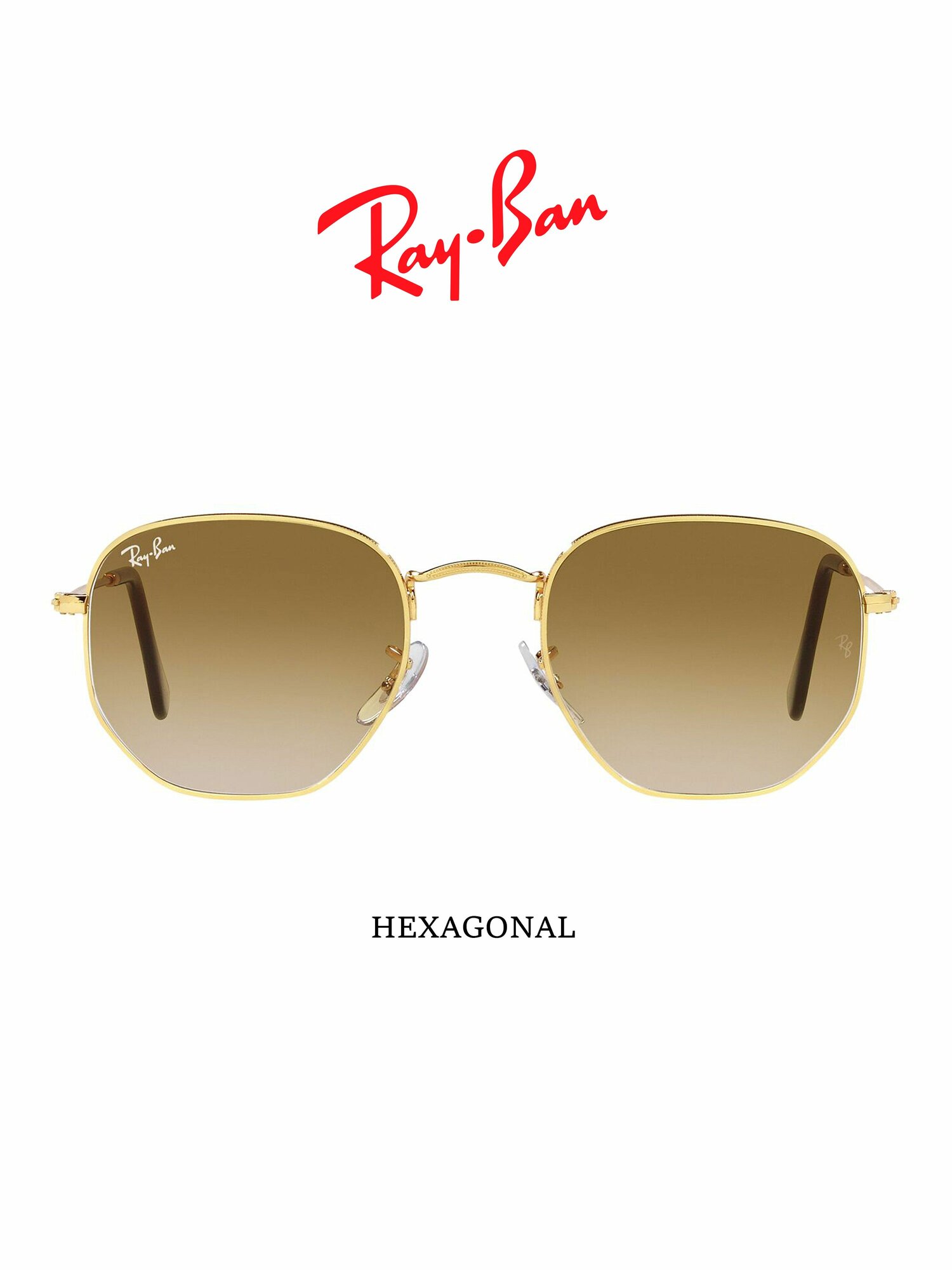 Солнцезащитные очки Ray-Ban, золотой