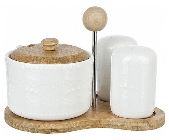 Набор для специй из 3-х предметов Best Home Porcelain 