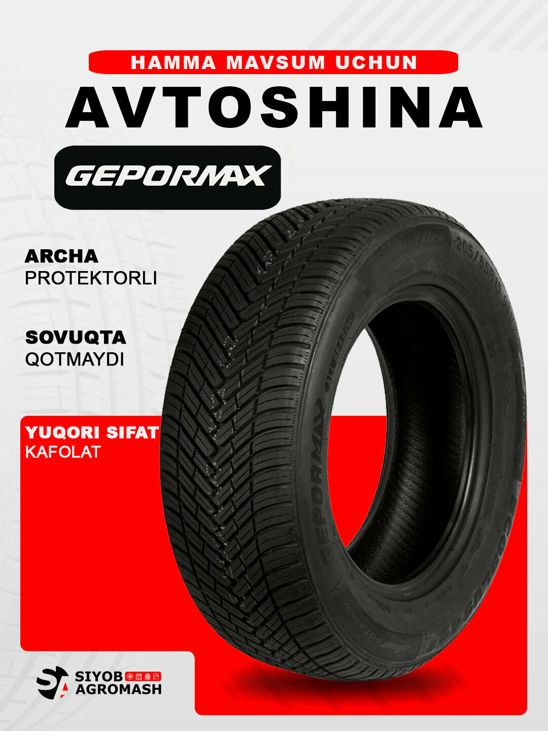 Шины GEPORMAX (GOPRO) ECOPLUS 4S2, всесезонные, 4 шт