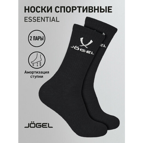 фото Носки jogel, комплект, 2 пары, размер 35-38, черный