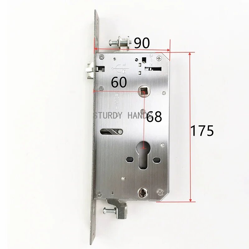 Вход в Европе 13, тип AFS, двойной активный двойной быстрый умный замок, цельнометаллический корпус замка с отпечатком пальца 26X280 мм, A