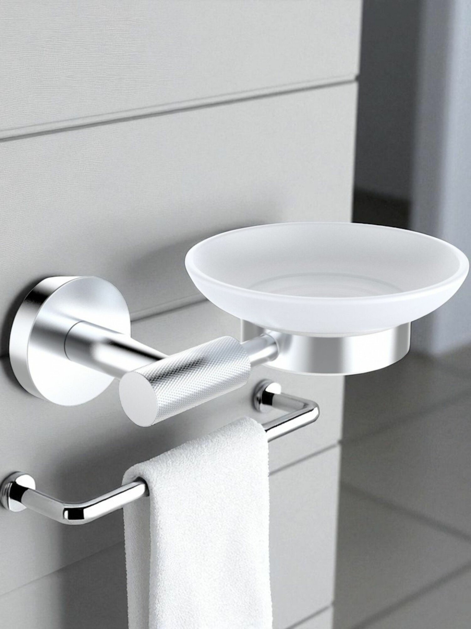 Мыльница стеклянная настенная VIEIR V5503