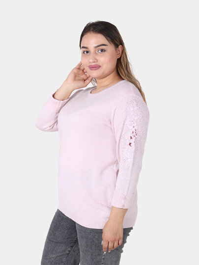 Свитер , размер OneSize, розовыесердечки — фото 1