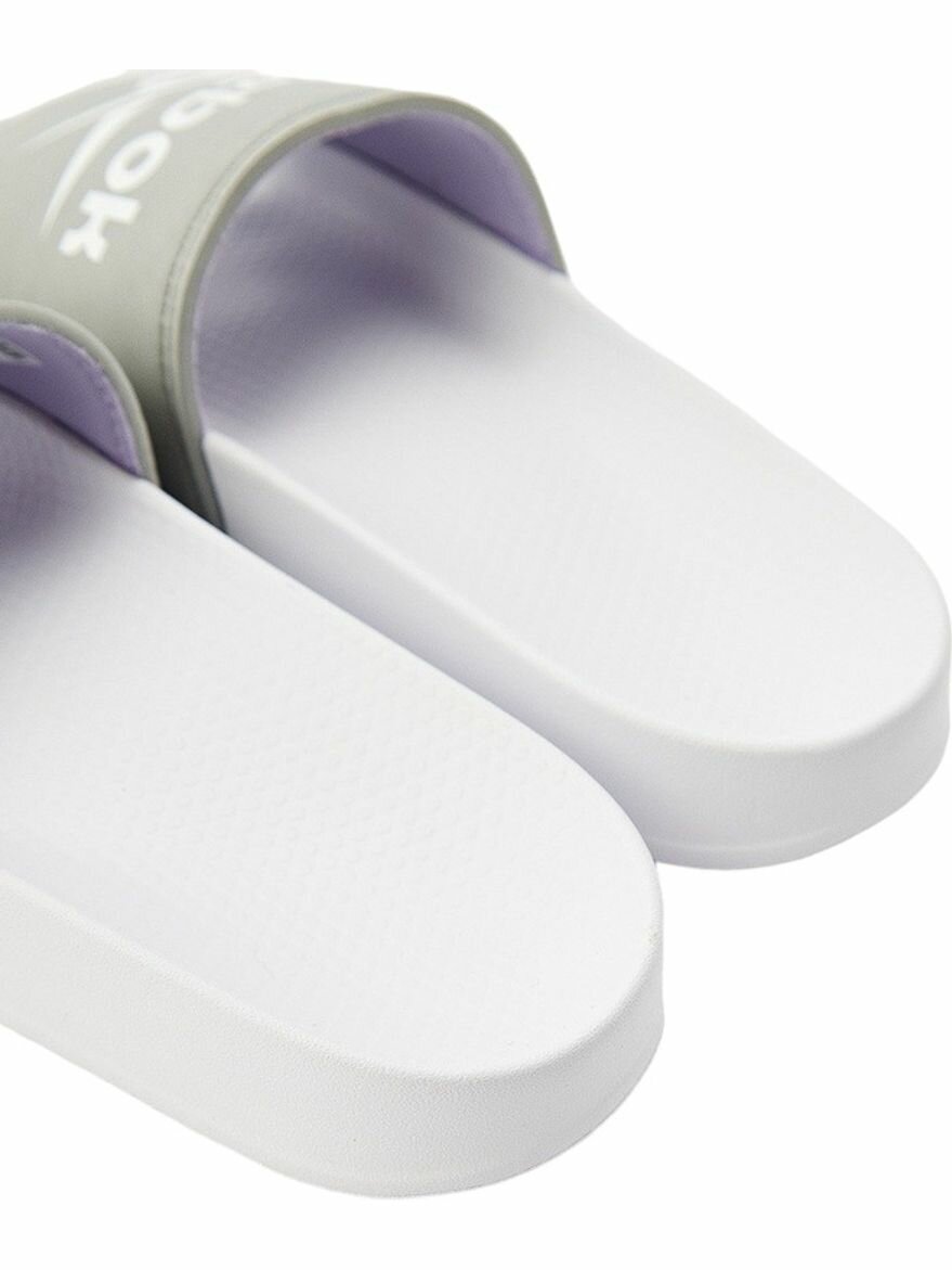 Шлёпанцы Reebok Fulgere Slide, размер 4 US, серый/белый — фото 1
