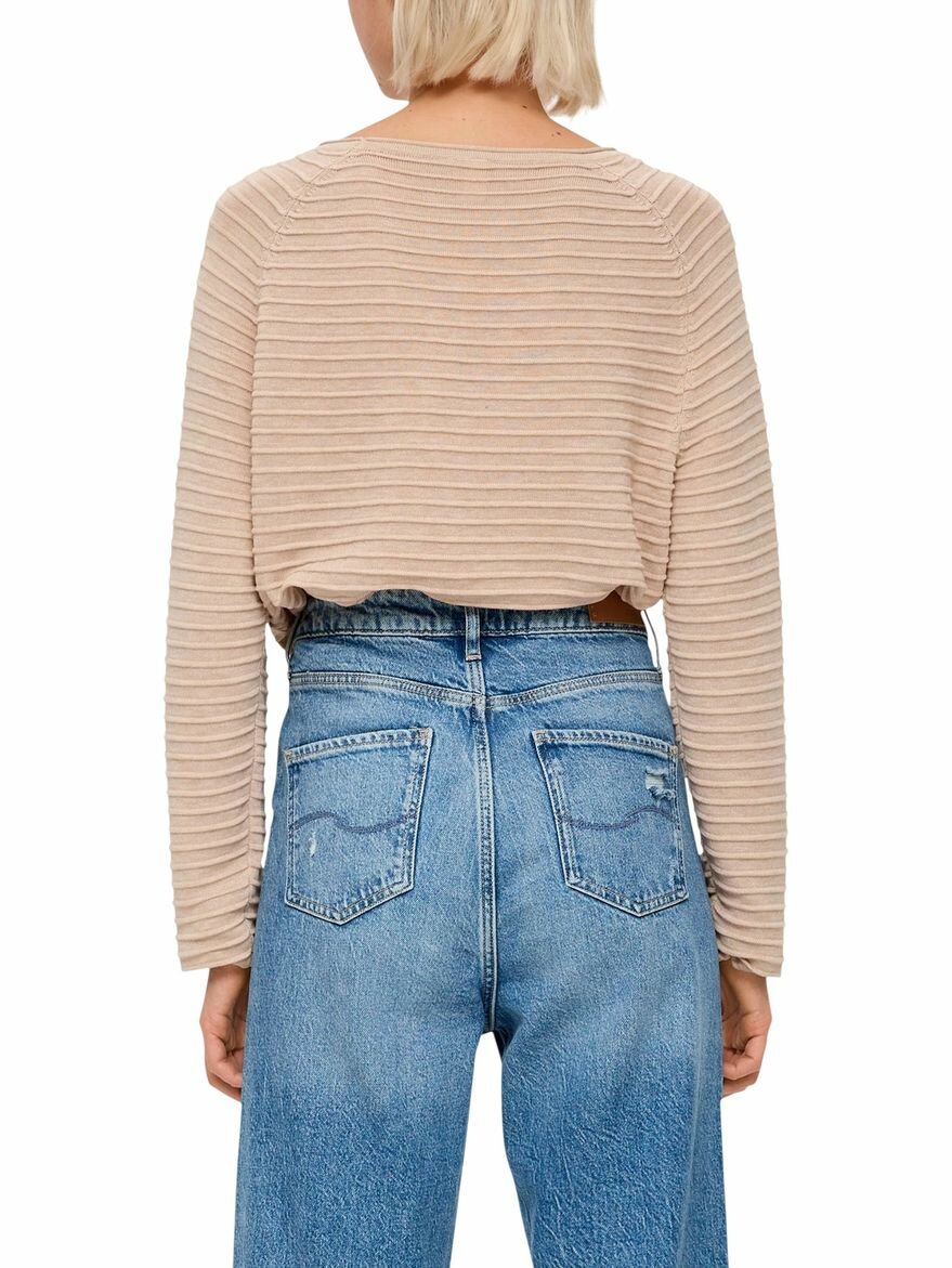 Лонгслив s.Oliver, размер M, , бежевый — фото 1