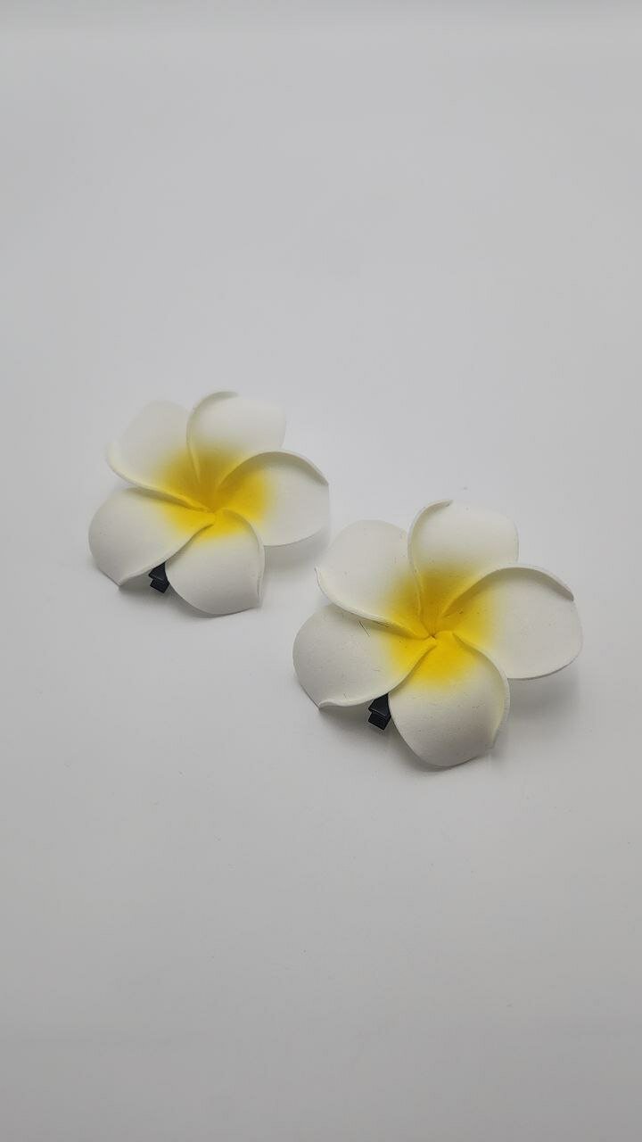 Заколка в форме гавайского цветка для волос, разных размеров для девушек, приколка