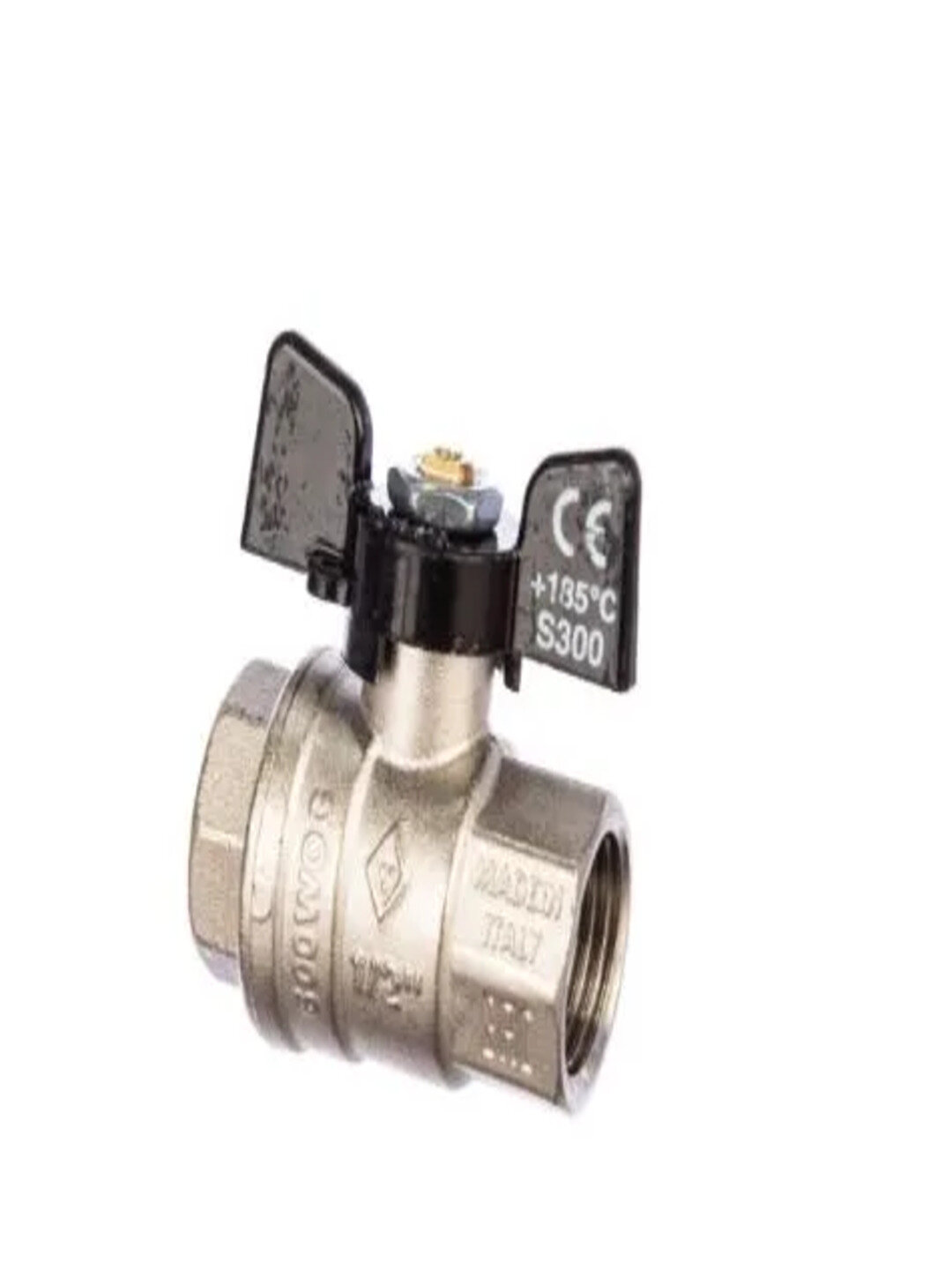 Кран шаровой ВР/ВР Bugatti 1/2" ручка-бабочка