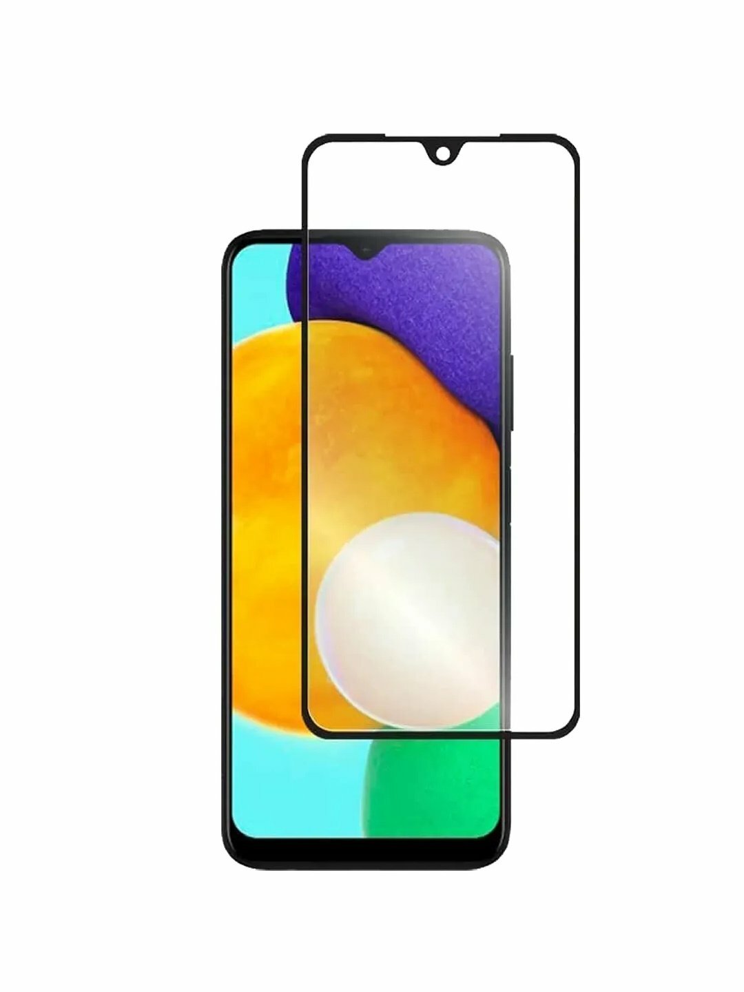 Защитное стекло Flexible Glass, для Samsung A03, закаленное стекло