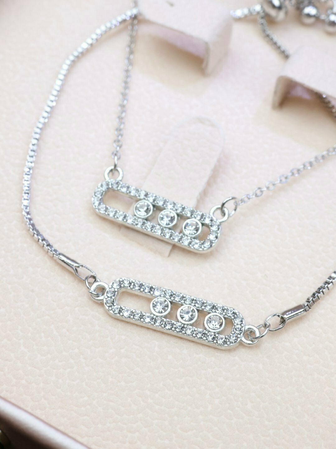 Комплект бижутерии: браслет, Swarovski Zirconia