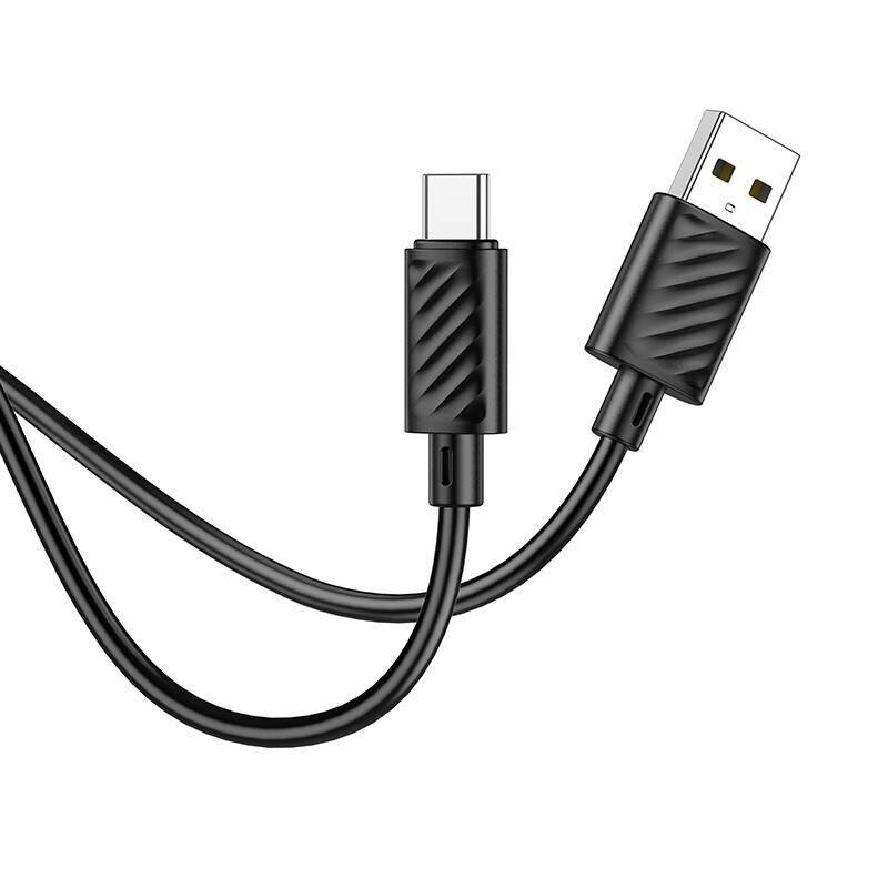 Кабель USB - USB Type-C HOCO X88 (белый) 2 метр силеконовый USB — фото 1