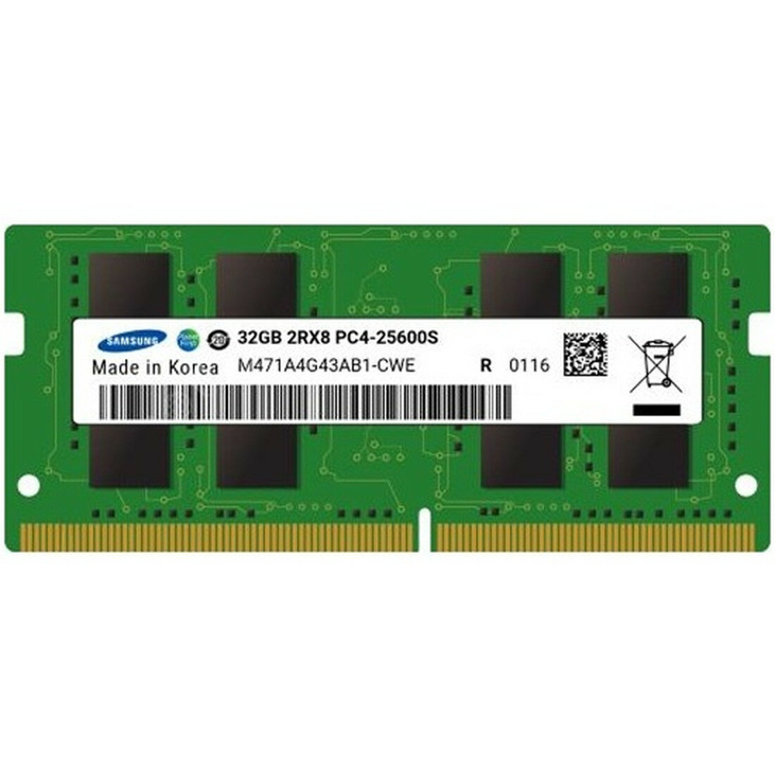 Оперативная память Samsung DDR4 32Gb 3200MHz pc-25600 (M471A4G43AB1-CWE) оем