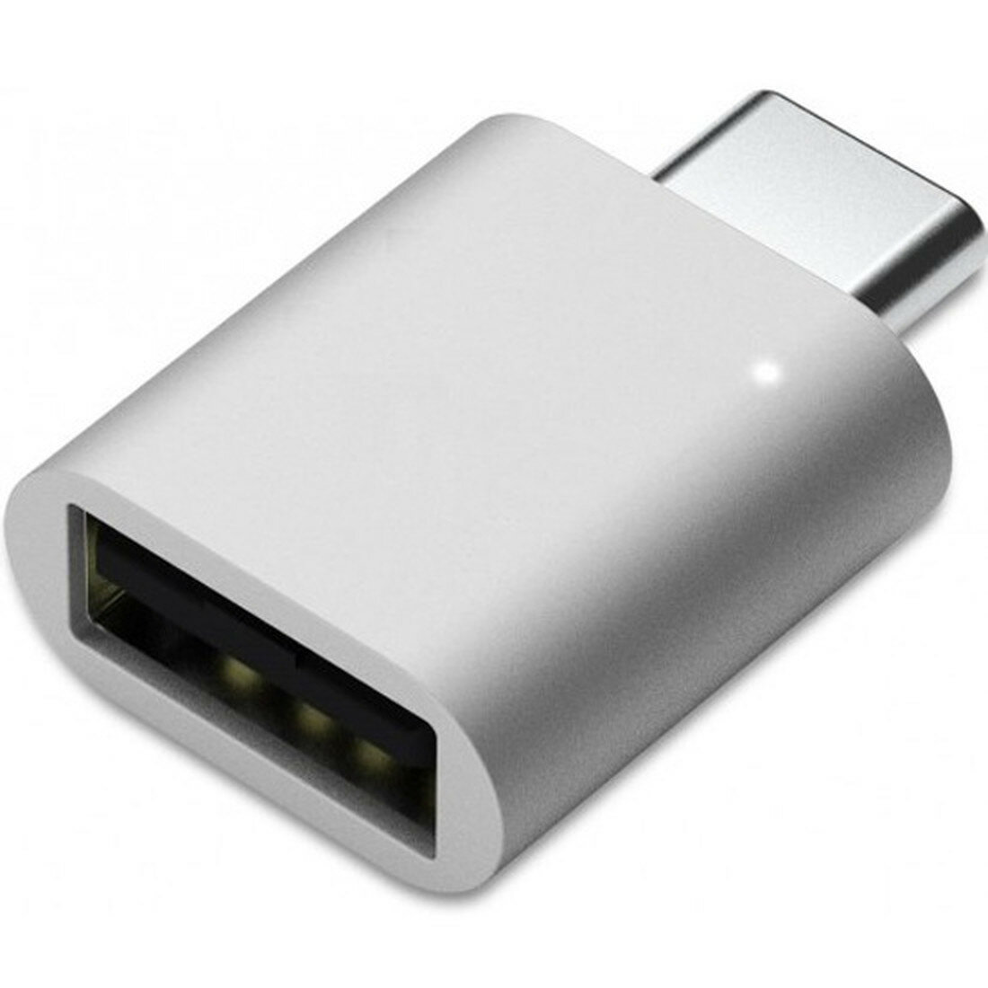 Адаптер Ks-is USB 3.0 Female в USB-C Male (KS-388S) серебристый