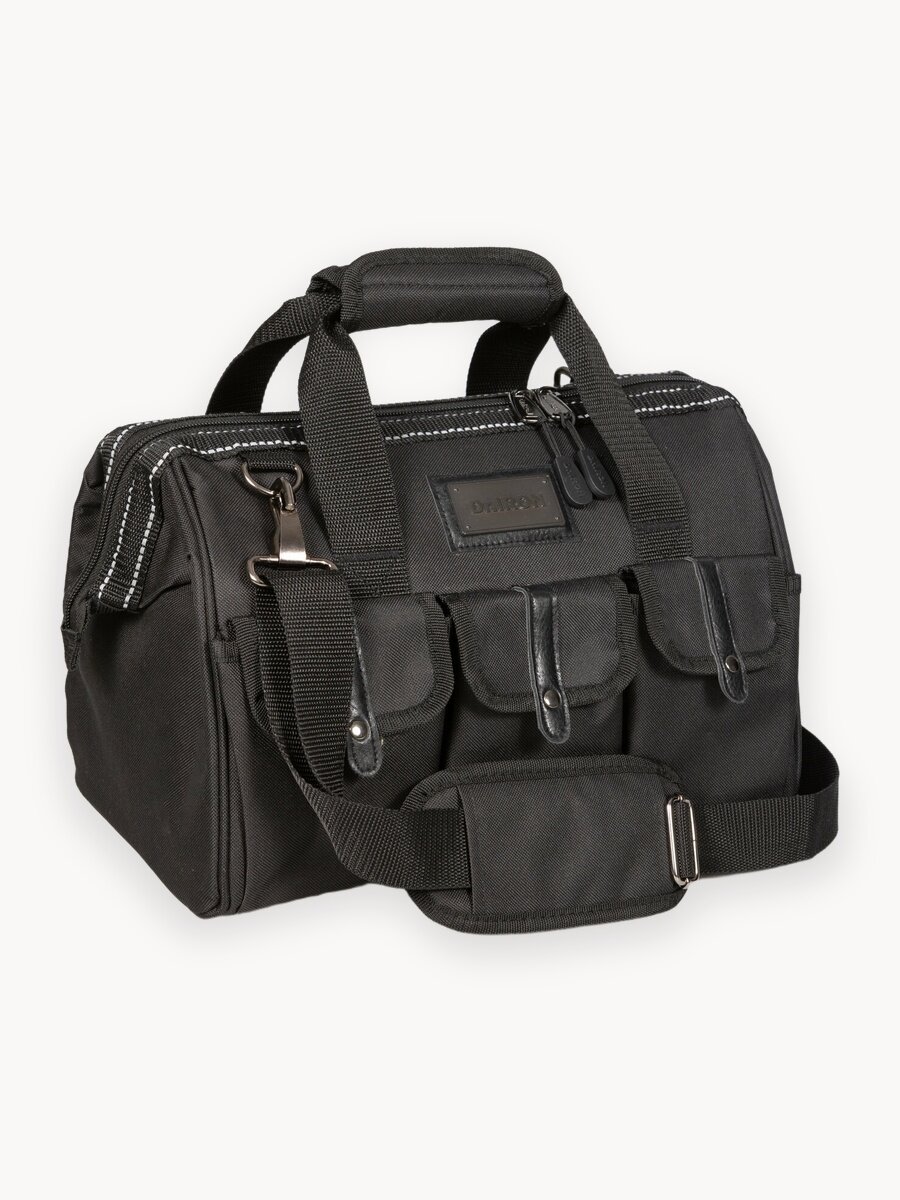 Сумка Dr. IRON 36x22x27 см, 10 отсеков, для инструментов, черная