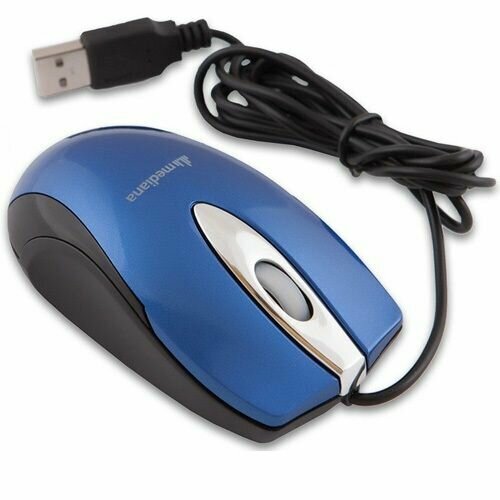 Мышь Mediana M-001 оптическая проводная USB синий m001 bu 41300₽