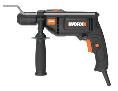 Дрель-ударная WORX WX328, 800Вт, кейс