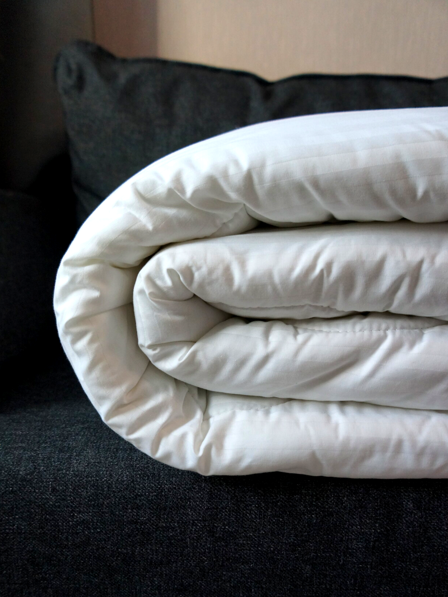 Одеяло "Лебяжий пух" в хлопке 200x220см, теплое - фотография № 3