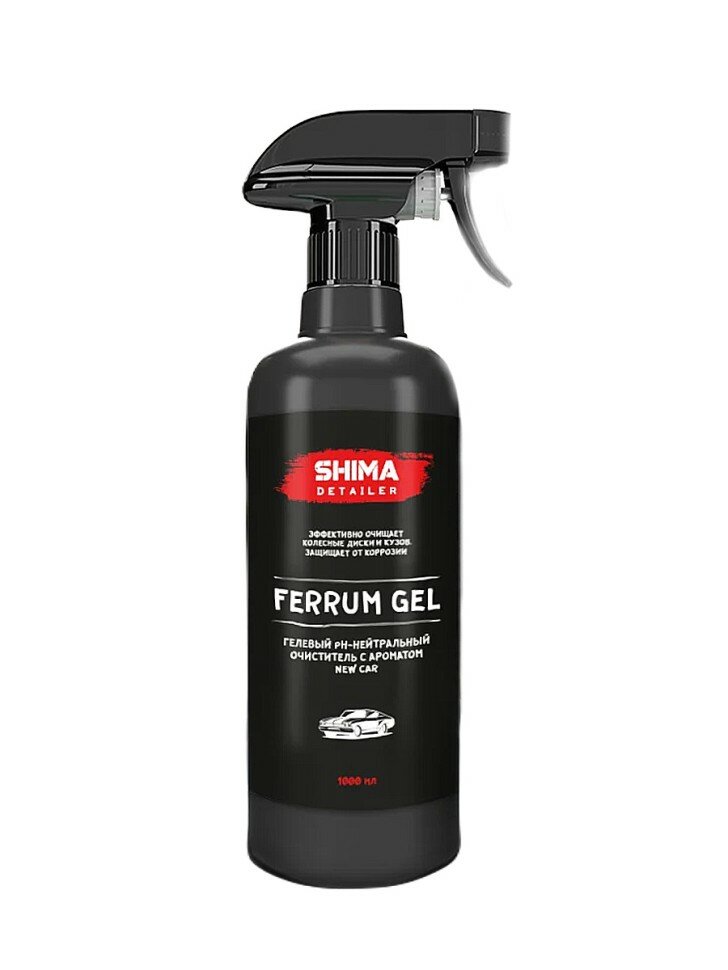 Shima Detailer "Ferrum Gel" new car - гелевый ph-нейтральный очиститель с ароматом новой машины 1 л