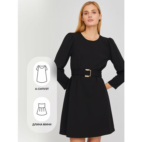 фото Платье zolla, размер m, черный