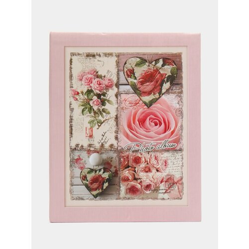 Фотоальбом Ассорти 200 фото 10 х 15 твёрдая обложка Цвет Пудровый 1399₽