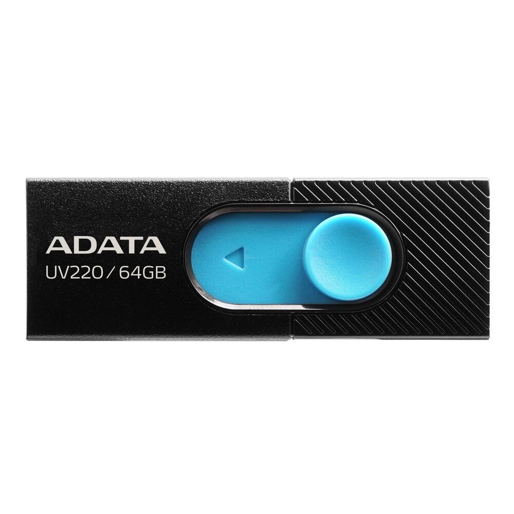 Флешка A-Data UV220 32ГБ USB2.0 черный/синий (AUV220-32G-RBKBL) - фото №7