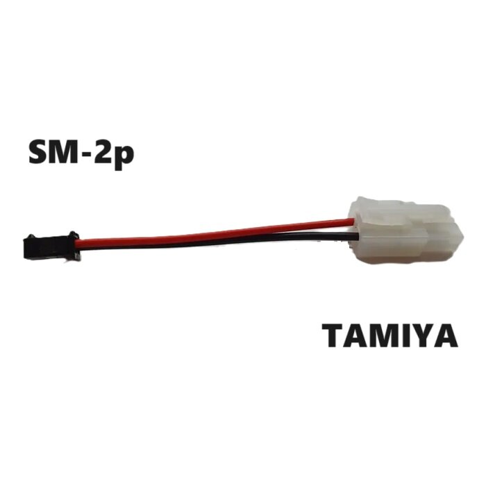 Переходник TAMIYA plug на SM-2p (папа / папа) 110 разъем KET-2P L6.2-2P адаптер JST-2P JST SM штекер силовой