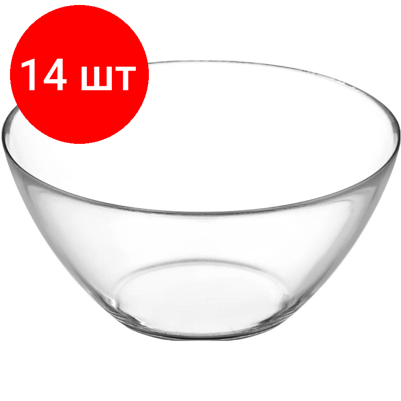 Комплект 14 штук, Салатник LUMINARC Космос, стекло, D12.5см, L4893