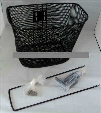 фото Тайваньские производители Корзина перед. 35x25x26см со стойками 6,0мм и комплектом крепежа