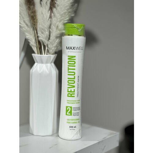 MAXWELL Revolution кератин для выпрямления волос - 500 ml. кератин maxwell total keratin 500 ml для волос профессиональный