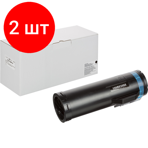 Комплект 2 штук, Тонер-картридж Retech 106R03585 чер. для Xerox VL B400N/B400DN/B405DN