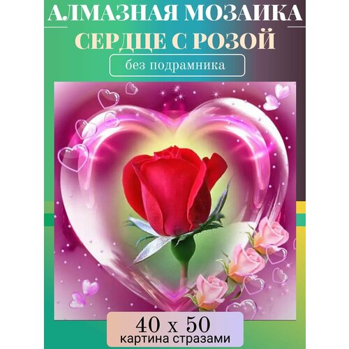 Алмазная мозаика без подрамника 40х50 см