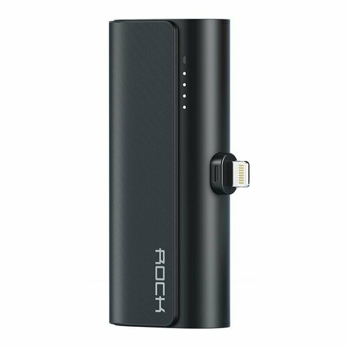 Внешний аккумулятор Xiaomi ROCK P82 Lightning PD Power Bank 4800mAh черный 195300₽